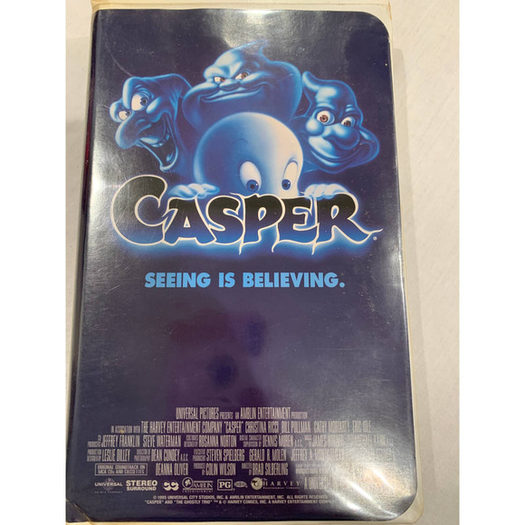 Casper Seeing is Believing (VHS, 1997, Clamshell) - Picture 1 of 8